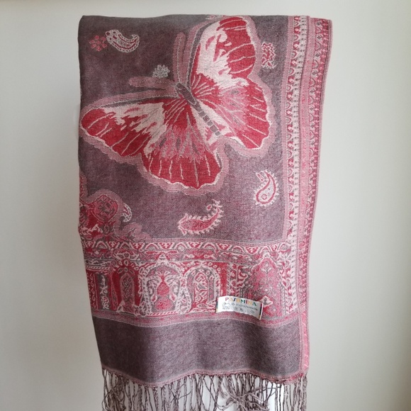 Pashmina and Silk Scarf/Wrap - Picture 5 of 5